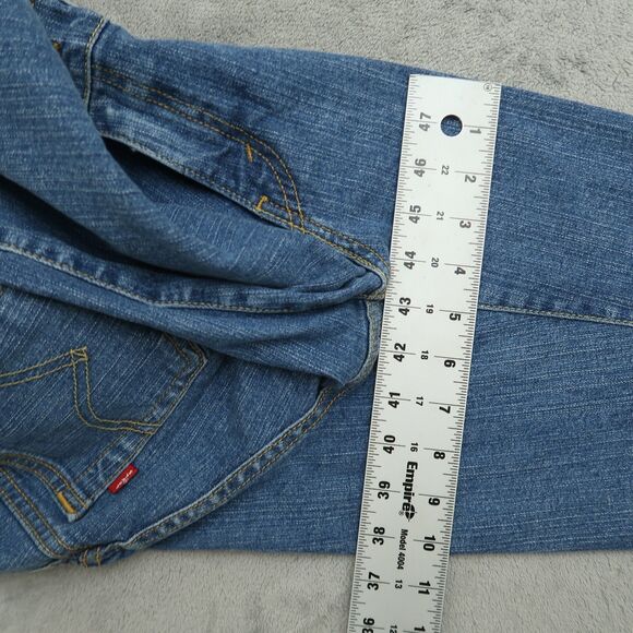 Levi's 550 Jeans Women's Size 8M Blue Mid-Rise Relaxed Bootcut 28.5" Inseam - Picture 6 of 16
